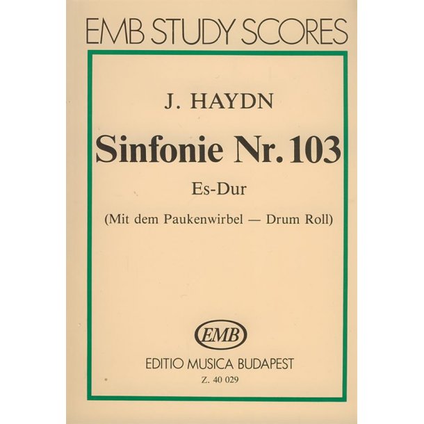 Sinfonie Nr. 103 (Es-Dur) Paukenwirbel : Paukenwirbel'