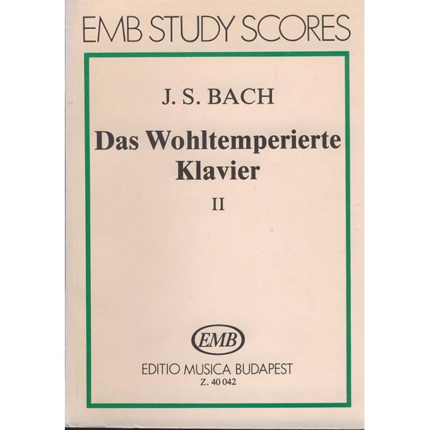 Das wohltemperierte Klavier II, BWV 870-893