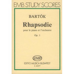 Rhapsodie op. 1 für Klavier und Orchester : für Klavier und Orchester