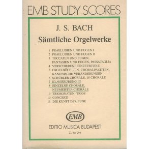 Sämtliche Orgelwerke IV Klavierübung III, Separat : Klavierübung III, Separate Chorales