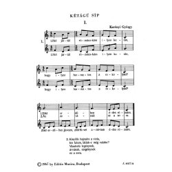 K&eacute;t&aacute;gu sip. Magyar n&eacute;pdalok