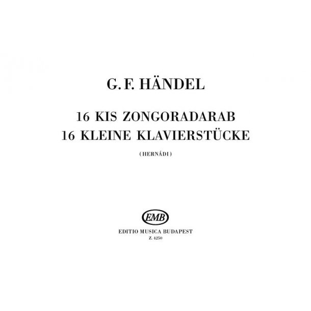 16 kleine Klavierst&uuml;cke