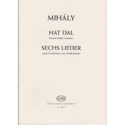 Six Songs to poems by Attila Jozsef : for voice and piano