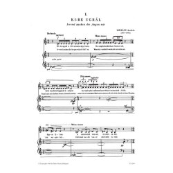 Six Songs to poems by Attila Jozsef : for voice and piano