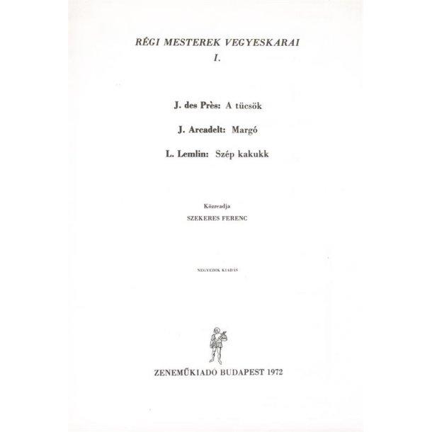 Old Masters' Mixed Choruses V1