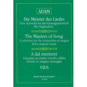 Die Meister des Liedes VII-b Lieder von Schubert : Lieder von Schubert (hohe Stimme)