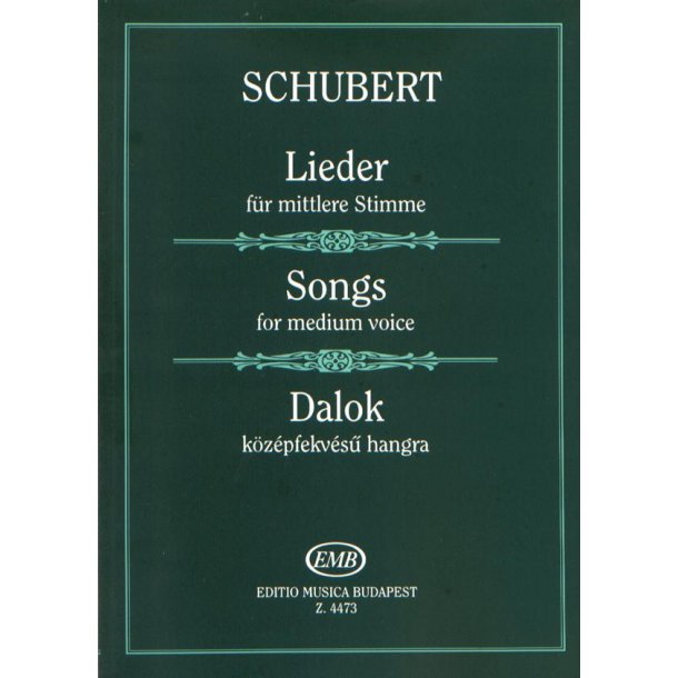 Lieder f&uuml;r mittlere Stimme