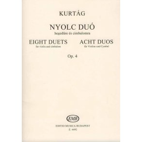 Acht Duos Für Violine Und Cimbalom Op. 4