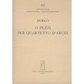 11 pezzi : für Streichquartett