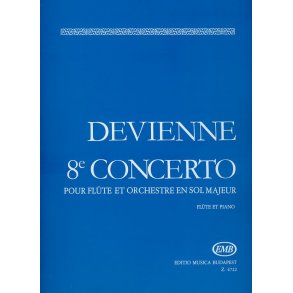 Konzert Nr.8, G-Dur : für Flöte und Orchester