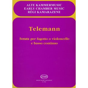 Sonata per fagotto o violoncello e basso continu : per fagotto o violoncello e basso continuo