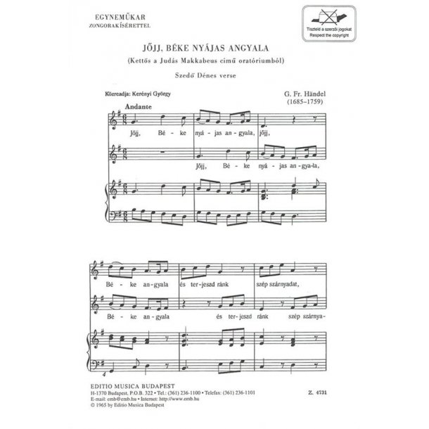 J&ouml;jj, b&eacute;ke ny&aacute;jas angyala