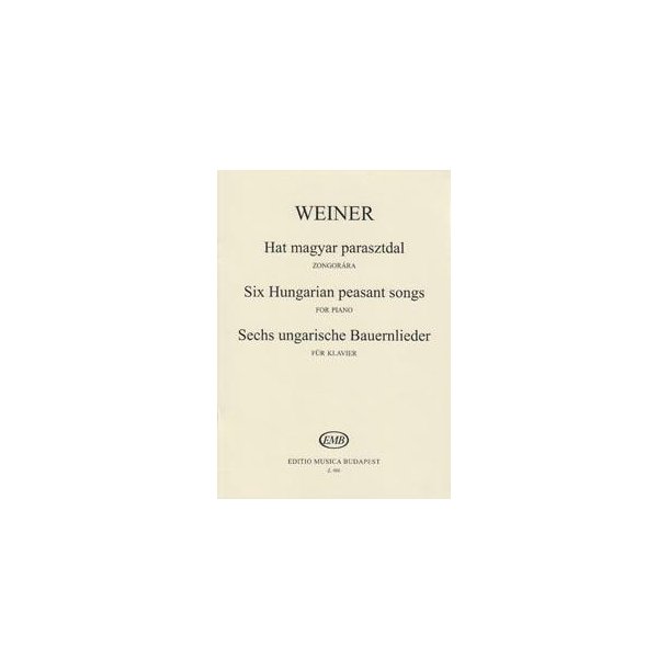 Ungarische Bauernlieder Op. 19 Serie 1