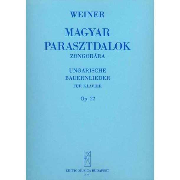 Ungarische Bauernlieder Op. 22 Serie 3.