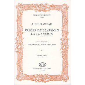 Pieces de clavecin en concerts : pour violon (flute), viole (violoncelle ou 2. violon) et clavecin.