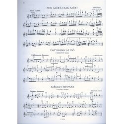 Szol a nota sz&iacute;ne-java V 49 ungarische Lieder Sin : 49 ungarische Lieder Sing und Violinstimme mit Klavierbegleitung und Akkordsymbolen