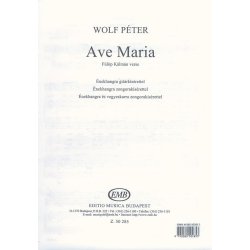 Ave Maria : Voice and guitar - voice and piano - voice, mixed choir and piano