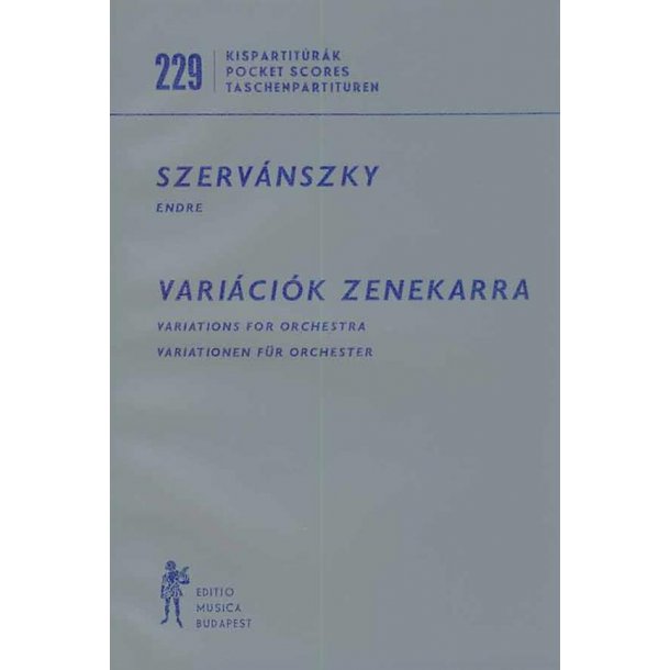 Variationen f&uuml;r Orchester