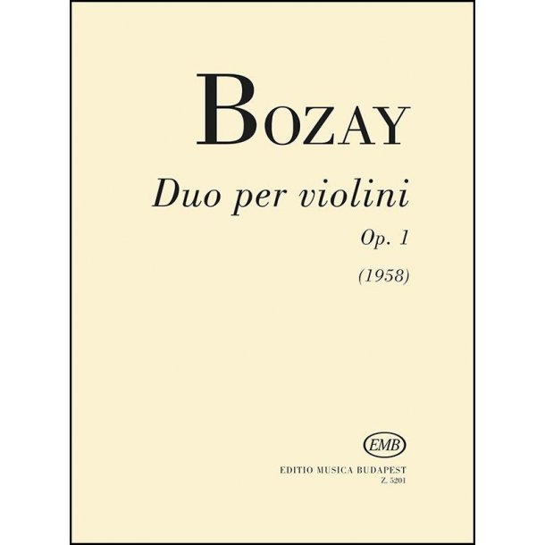 Duo Per Violini Op. 1