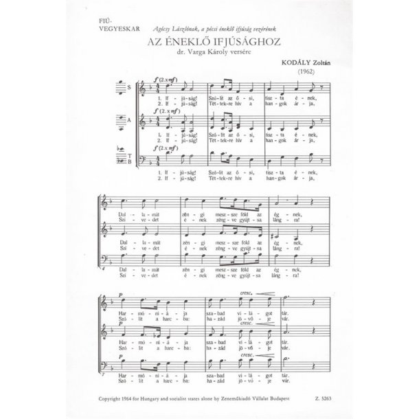 To the Singing Youth