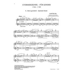 F&uuml;r Kinder 1-2 - Kleine Klavierst&uuml;cke f&uuml;r Anf&auml;nger : For Children 1-2