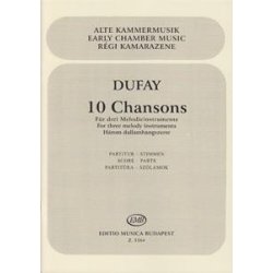 10 Chansons f&uuml;r drei Melodie-Instrumente (Blockf : f&uuml;r drei Melodie-Instrumente (Blockfl&ouml;ten, Violinen, Fl&ouml;ten, Klarinetten...)