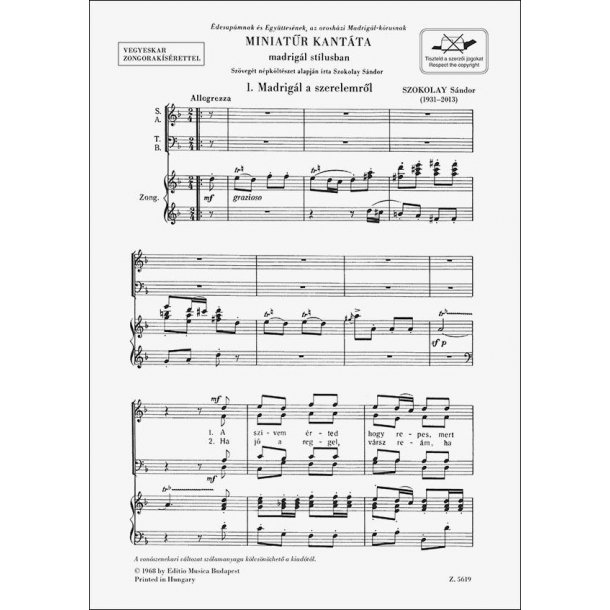 Miniat&uuml;r kant&aacute;ta