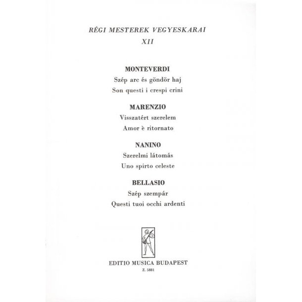 Regi mesterek vegyeskarai XII