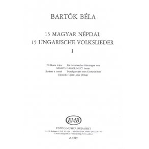 15 Ungarische Volkslieder I