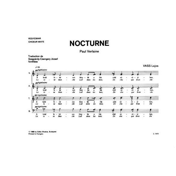 Nocturne ( La lune Blanche)