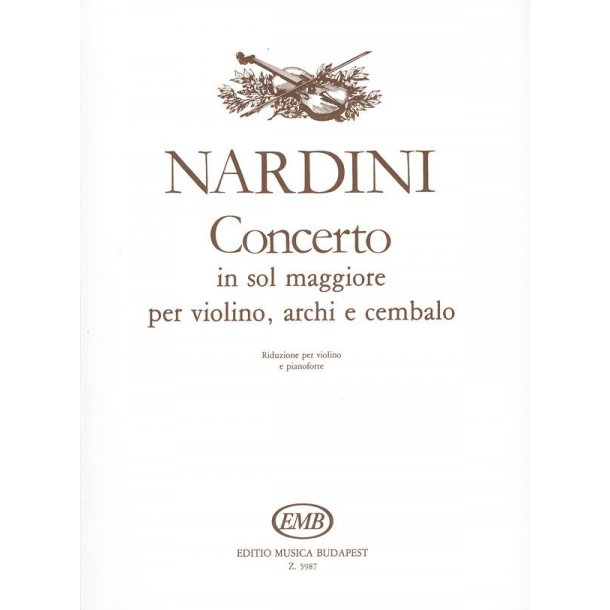 Konzert G-Dur Vl Str Bc