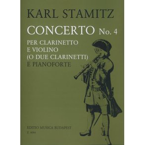 Concerto No. 4 per clarinetto e violino (o due c : per clarinetto e violino (o due clarinetti) soli e orchestra