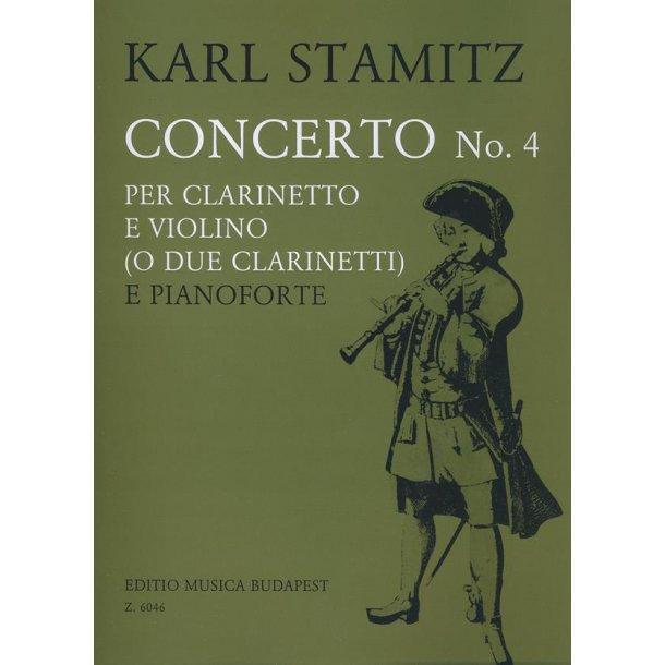 Concerto No. 4 per clarinetto e violino (o due c : per clarinetto e violino (o due clarinetti) soli e orchestra
