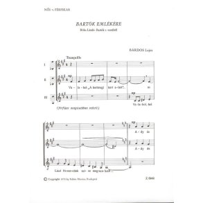 Bartók emlékére