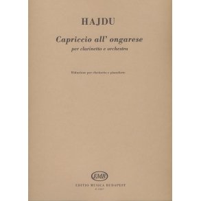 Capriccio all'ongarese für Klarinette und Orches : für Klarinette und Orchester