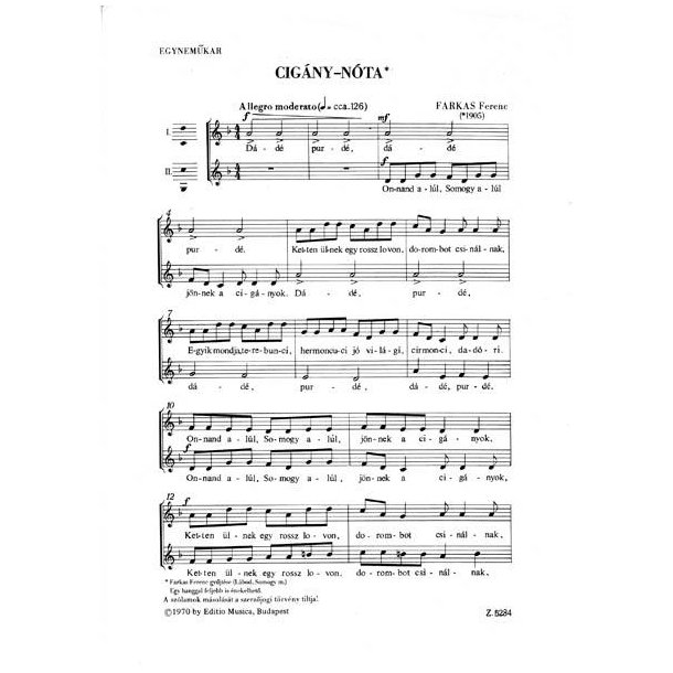 Cig&aacute;ny-n&oacute;ta