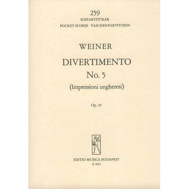 Divertimento Nr. 5 op. 39 (Impressioni ungheresi)