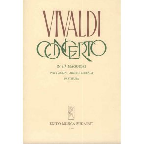 Concerto in Sib Maggiore per 2 Violini, Archi e BC : RV 524