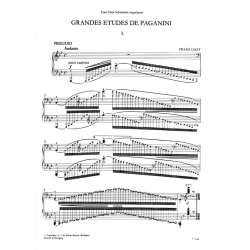 Grandes &Eacute;tudes de Paganini : Nos. 1-6