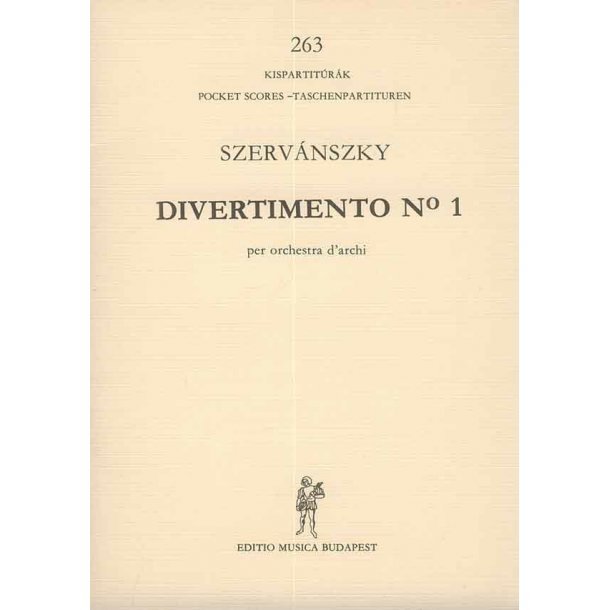 Divertimento Nr. 1 : f&uuml;r Streichorchester
