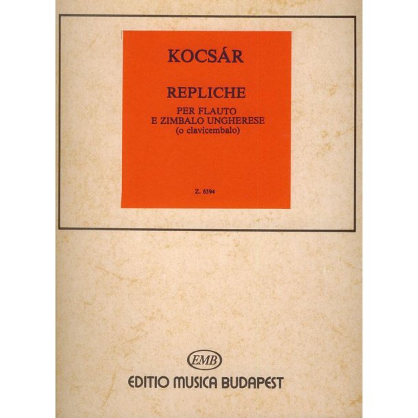 Repliche : f&uuml;r Fl&ouml;te und Cimbalom (Clavicembalo)