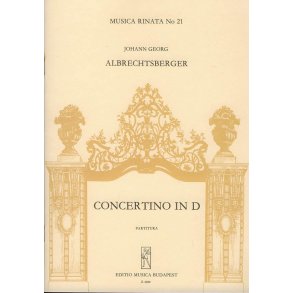 Concertino in D (1769) MR 21 per trombula (flauto) : per trombula (flauto), mandora (chitarra) ed archi