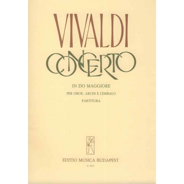 Concerto In Do Maggiore Per Oboe, Archi E Czalo