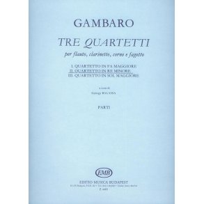 Tre quartetti per flauto, clarinetto, coro e fagot : II. Quartetto in re minore