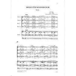 Messe F&uuml;r M&auml;nnerchor Mit Orgelbegleitung