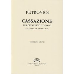 Cassazione f&uuml;r drei Trompeten, zwei Posaunen und : f&uuml;r drei Trompeten, zwei Posaunen und Tuba