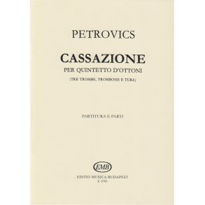 Cassazione für drei Trompeten, zwei Posaunen und : für drei Trompeten, zwei Posaunen und Tuba