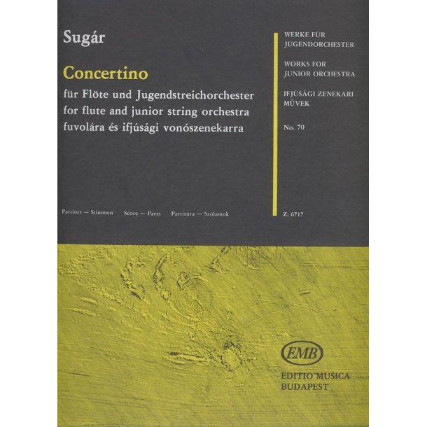 Concertino : F&uuml;r Fl&ouml;te Und Jugendstreichorchester
