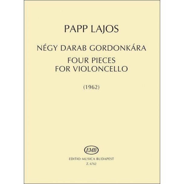 Four Pieces for Violoncello