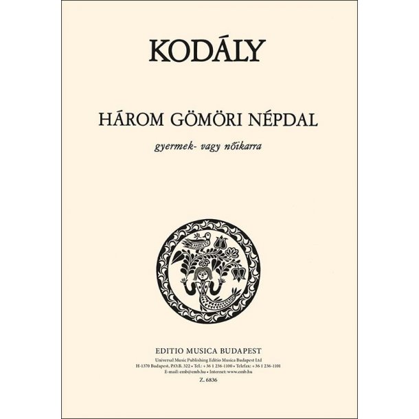 Three Folk-songs from G&ouml;m&ouml;r